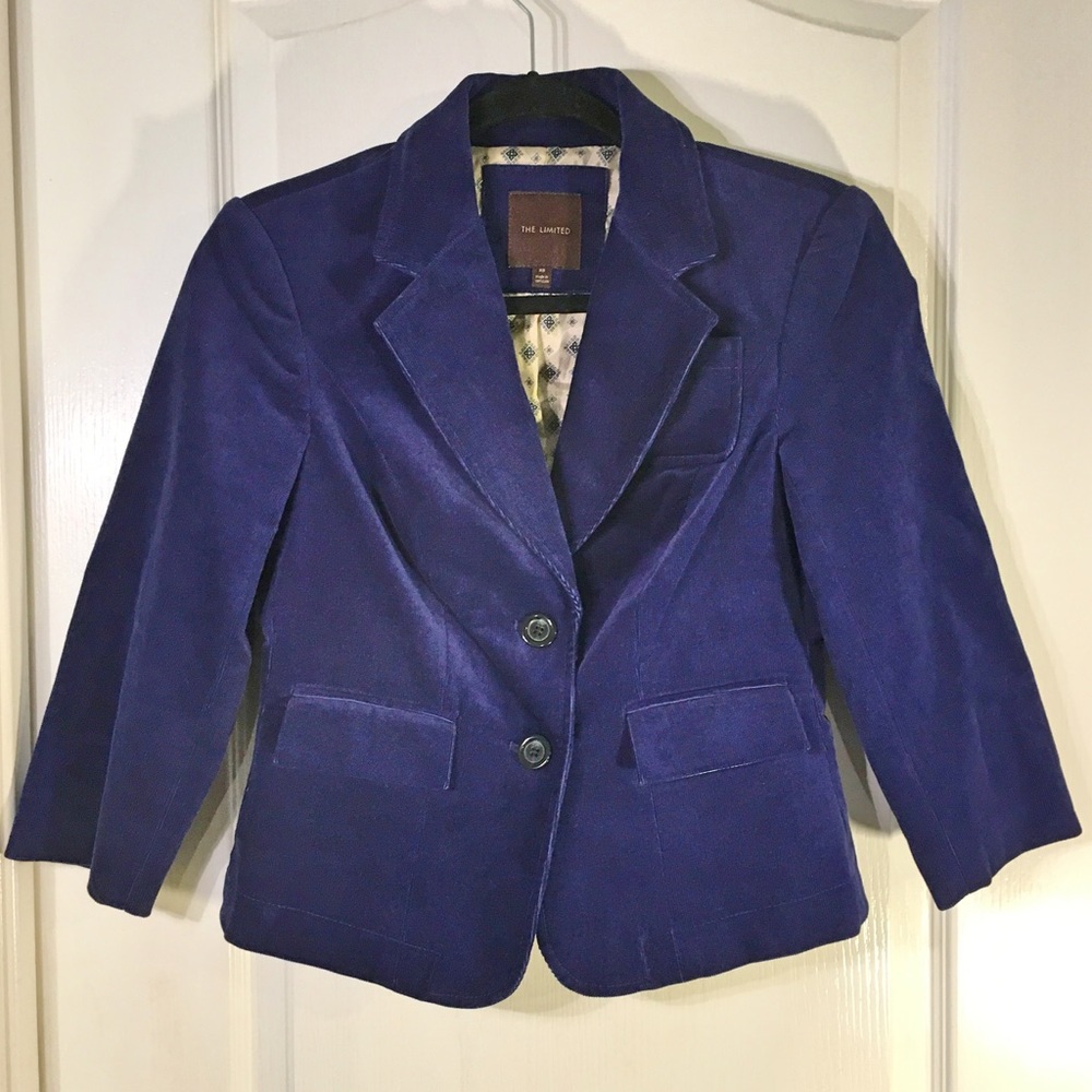 The Limited Blue Corduroy Jacket